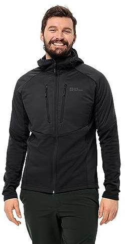Jack Wolfskin Alpgrat PRO Ins FZ M Giacca in Pile, Nero, XXL Uomo