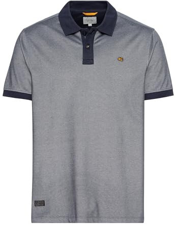 camel active Herren Piqué Poloshirt mit Cooling Effekt Dunkelblau, Menswear-M