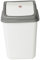 URBNLIVING 5L/20L/30L/50L Plastic Waste Management Recycling Bin Trash Can Dustbin with Swing Lid for Office, Kitchen and Bathroom (30L White/Grey)
