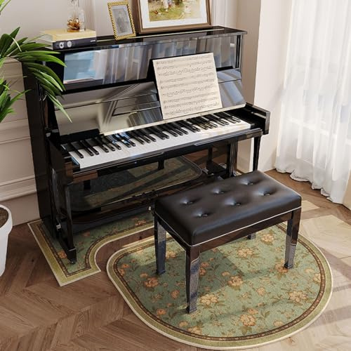E-ALLDIR Klavier-Schallschutzteppich,Schallschutz Teppich Klavier,Klavier-Teppichschutz Klavierteppich Rutschfester Matte Bodenschutzmatte Schallschutzmatte Antivibrationsmatte Klavier Matte 70×160cm