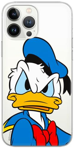 COFI 1453 Handyhülle Donald-003 Disney Partial Print Transparent kompatibel mit iPhone 14 Pro