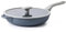 PRICUSIS Non-Stick Ceramic Frying Pan with Lid, Non-Toxic Frying Pan, Healthy Egg, Omelet and Cooking Pan, PTFE, PFOA and PFAS Free, Induction Safe, 12 W/L
