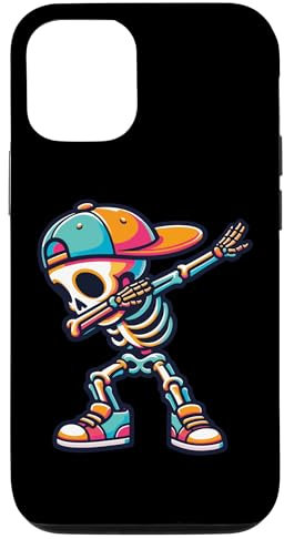 Dabbing Skelett Kinder Hülle für iPhone 12/12 Pro