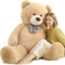 MorisMos 150cm riesen Teddy XXXL, weich groß teddybär XXL,süß kuschelbär plüschbär Freundin Mädchen Partnerin Ehefrau Mutter Kinder Baby