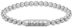 BOSS Jewelry Armband mit Schmuckperlen für Herren Kollektion SPHERE aus Edelstahl - 1580658M