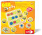 noris Bee Yatzy Würfelspiel aus Holz für Kinder ab 3 Jahren – erstes Lernspiel mit süßen Bienen – Brettspiel für 1–4 Spieler – fördert Farben Zählen Konzentration Jungen Mädchen