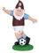 FOCO Officially Licensed Aston Villa FC Rabona Football Garden Gnome