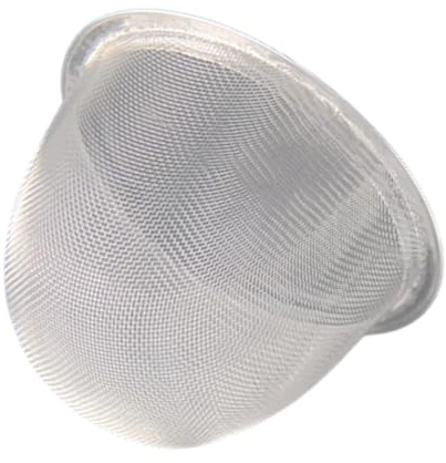 kowaku Remplacement en métal de Filtre de théière d'infuseur à thé, passoire à thé portative réutilisable d'acier Inoxydable de Feuille en Vrac pour Le jus, 7CM