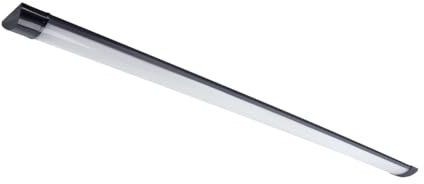 Licht-Erlebnisse Deckenlampe LED dimmbar mit Farbwechsel 5280 lm Schwarz Weiß 120 cm lang flache Deckenleuchte Flur Halle Gang