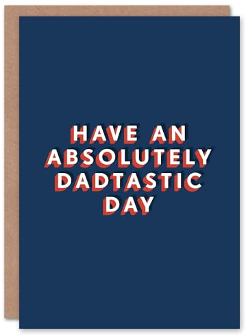 Artery8 Absolutely Dadtastic Day Fantastic Pun Funny For Him Dad Father Birthday Card