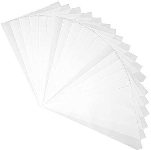 Sacca per Stucco 100 Pezzi in Ldpe, Bianca, per Muratura | Leggera e Resistente, per Blocco delle Fughe, Applicazione Pulita, 100 Pezzi, Uso su Superfici Murarie