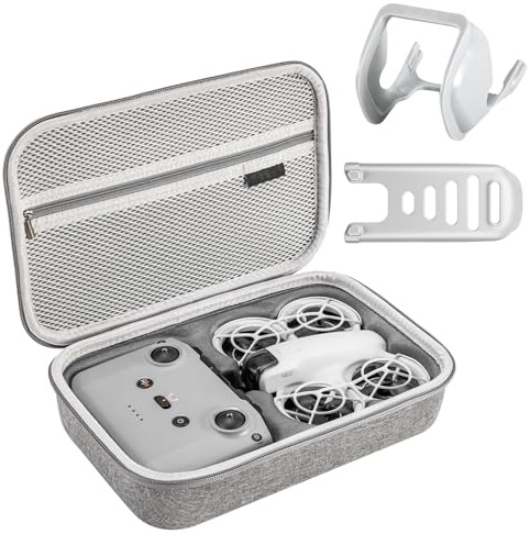 DJI NEO Accessories Kit Combo, con custodia rigida DJI NEO, copertura protettiva per giunto cardanico per drone, protezione per batteria DJI NEO