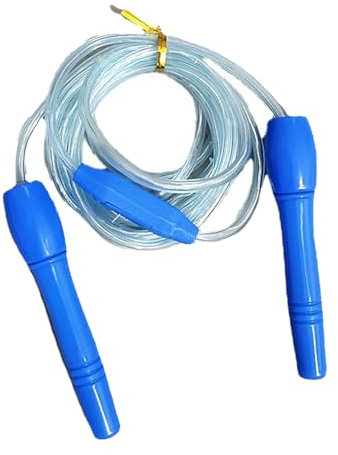 Corda per saltare luminosa, Corda per saltare regolabile che si illumina al buio Corda per saltare luminosa e colorata per bambini e bambine, fitness e allenamento (Blu)