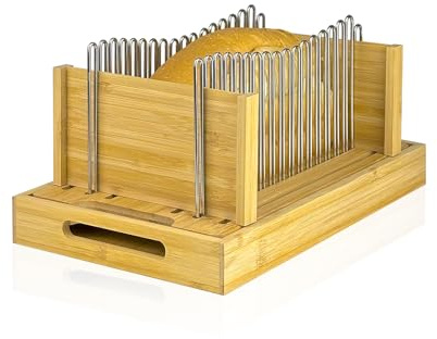 Forest Manor Adjustable Bread Slicer with Stainless Steel Slide Rail