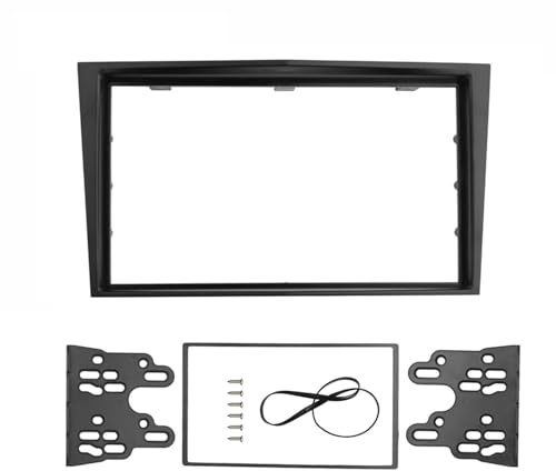 Marco de para Radio Marco para Radio Marco para Radio De Coche Doble 2 DIN para Opel para Astra (H) 2004-2010 para Zafira (B) 2005-2012(Black)
