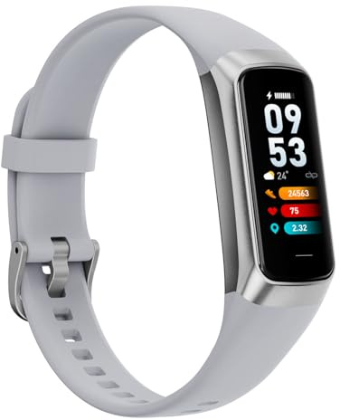 ZETNO Fitness Tracker Smart Watch with 24/7 Heart Rate, Blood Oxygen & Sleep Monitor, IP68 Waterproof Activity Tracker with Step Counter, Calorie Pedometer & Sports Modes for Women Men