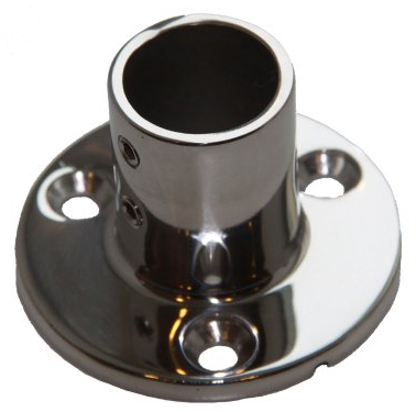 Flaggenstockhalter rund für Flaggenstöcke 25 mm