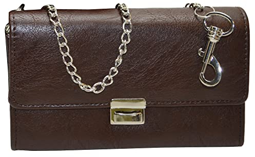 flevado Kassierer Kellner Bedienungsgeldbörsen Sets Unisex mit oder ohne/farblich passenden Colt/Halfter Braun Kunstleder (Börse braun)