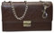 flevado Kassierer Kellner Bedienungsgeldbörsen Sets Unisex mit oder ohne/farblich passenden Colt/Halfter Braun Kunstleder (Börse braun)