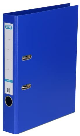Elba Premium Akten-Ordner A4, smart Pro plus, 5 cm schmal, Kunststoff Ordner, blau, 10 Stück