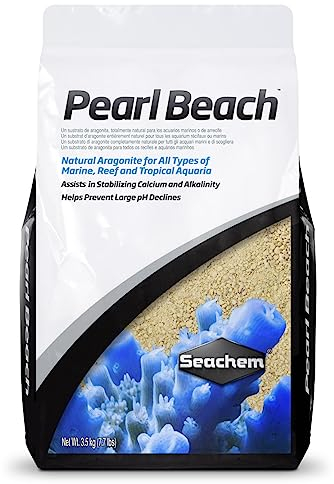 Seachem Pets-N-Us Pearl Beach Aragonit Kies, 7.7 LB