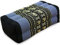 livasia Block Yogakissen eckig - 17x34x12cm - Meditationskissen mit Kapok, Stützkissen Bolster rechteckig, Yoga Pilates Zubehör Nackenkissen, Thaikissen fest handgefertigt (Blau/Elefanten)