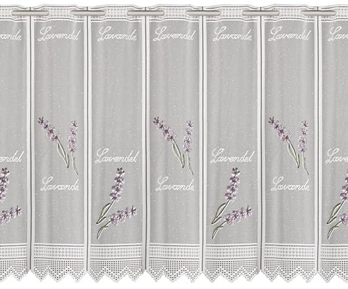 Unbekannt Roller Bistro-Gardine - Lavendel - 150x45 cm