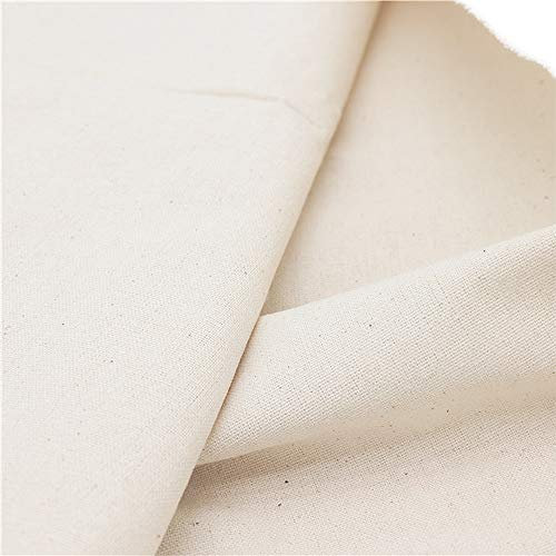 LOVOUS 100 % Naturleinen Handarbeitsstoff, einfarbig, Leinenstoff, Hanf, Jute, Stoff, Tischdecke, Kleidung, Bastelzubehör, 50,8 x 155,7 cm (Farbe 1)