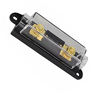 KOLACEN ANL Vergoldete Sicherung 200 Amp + ANL Sicherungshalter Schwarz 1 Pack