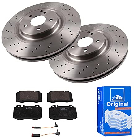 2 Bremsscheiben Ø345 Belüftet + Bremsbeläge Vorne von ATE (P-A-01-00261) Bremsensatz Bremsanlage Bremsen-Kit,Bremsenset, Bremsscheiben, Bremsbeläge, Bremsen-Set, Beläge, Bremsbelag, Bremsbelagsatz,