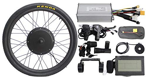 Hallomotor Electric Bicycle ebike 36V 48V 500W 20 24 26 28 29er 700C Vorderrad oder Hinterrad Umbausatz Kits mit 25A Controller (Hinterrad Umbausatz Kits, 29er)