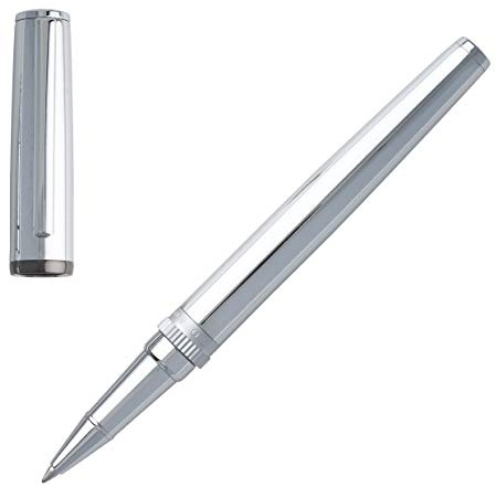 Hugo Boss Tintenroller Loop Gear Metall Chrome