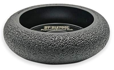 DTDIATOOL Mola diamantata per smerigliatura di cemento marmo granito quarzo diametro 76 cm ConvexH 20mm