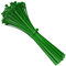 intervisio Fascette Plastica per Cablaggio Riutilizzabili, 200 mm x 7,6 mm, Verde, Richiudibili, Riapribili, Fermacavo Elettricista 200mm Nylon Cavi Stringicavo, 100 Pezzi