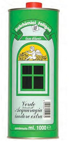 Acquaragia inodore da 1 e 5 litri acquaragia per vernice acquaragia per pittura (1 LITRO)