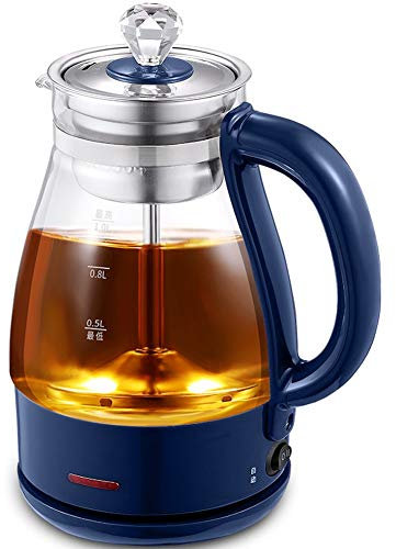 XAOBNIU Glass Electric Kettle With Strainer - 1L Capacity BPA Free, 600W With 360° Pirouette Base