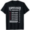 To Do Liste für Karpfenangler Spot suchen Füttern Bieeeep T-Shirt