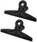 Coideal Clip a forma di bulldog extra large, 2 pezzi, 20 cm di lunghezza, XL, per raccoglitori di tori, per ufficio (colore nero, 17,8 cm)