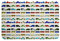 Bunte Fahrzeuge Badematte,Multicolor Cars Area Teppich 20 X 32,Rainbow LKW Schlafzimmer Teppich Geländewagen Fußmatte Teppich,Kinder Auto Themen Küchenmatte Indoor Outdoor Teppich Fußmatten
