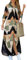 OMZIN Womens Denim Shirt Dresses Summer Lapel Neck 3/4 Sleeve Loose Long Maxi Dress Sundress Triangle S
