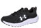 Under Armour Ua Charged Assert 10, Zapatillas para Correr Hombre, Black / Black / White, 42.5 EU