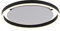 SellTec LED Deckenleuchte rund, dimmbar per Wandschalter, Deckenlampe D=36cm anthrazit