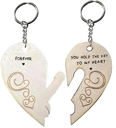 Paar-Geschenke für Freund und Freundin, Sie halten den Schlüssel zu meinem Herzen, Paar-Schlüsselanhänger für Sie und Ihn, Valentinstag, Geburtstagsgeschenke für Freund, Ostsee Schlüsselanhänger