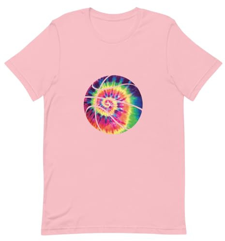 Maglietta classica retrò basket palla colorata unisex 2, Rosa, L