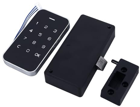 Sonew Cerradura Electrónica de Gabinete, Cerradura de Teclado Táctil Digital con Entrada de Contraseña, Cerradura Automática con Código Digital Electrónico, Cerradura Digital para Puerta