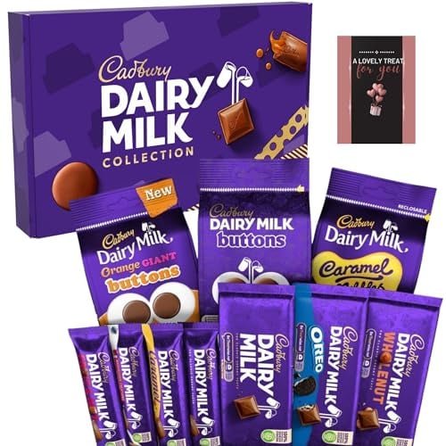 Cadburys Chocolate Selection Box Sweets Gift Box Of Chocolates Gift 1.04Kg Assorted Bulk Chocolate Bars & Cards For Kids Lunchbox Snacks, Christmas Chocolates, Birthday Gifts For Women & Men