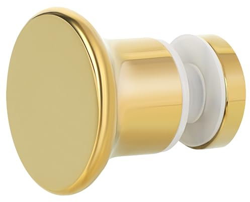 Alise Shower Glass Door Handle,Sliding Shower Doors Knob Pull Hardware Replacement Parts for Bathroom Glass Doors,Solid SUS304 Stainless Steel Brushed Gold,XLS400DB-G