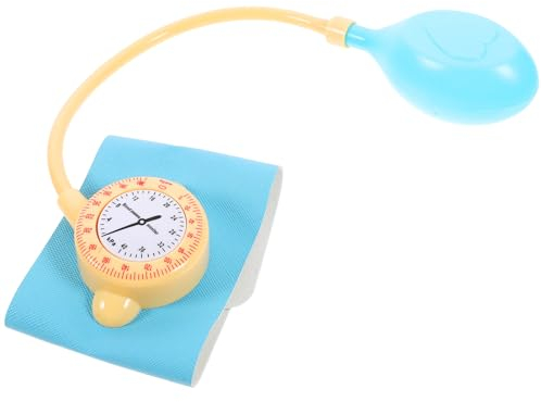 Vaguelly Kinder Blutdruckmessgerät Arztkoffer Blutdruckmanschette Kinderarzt-Set Kindersimulation Krankenschwester Mini-Blutdruckmessgerät Medizinisches Rollenspiel Pädagogisches Lernspielzeug