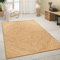 Paco Home Teppich Wohnzimmer Naturfaser Handgearbeitet Jute Meliert Modernes Muster Boho Stil, Grösse:120x170 cm, Farbe:Natur 5
