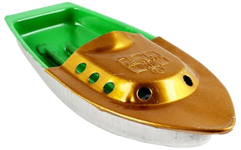 Freak Scene Blechspielzeug Kerzenboot Speedy G grün Pop Pop Blech Boot Knatterboot